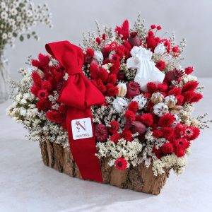 Amor - Srce od suhog cvijeća