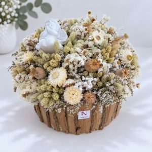 Elara – Okrugli aranžman od suhog cvijeća