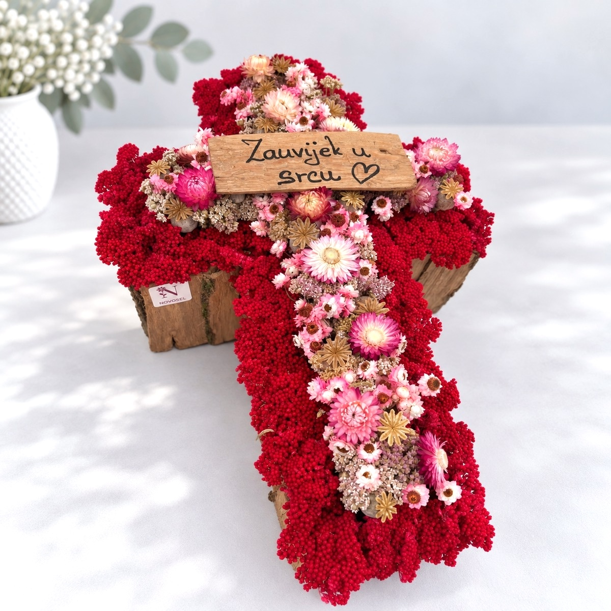 Eternity - The Cross of Dry Flowers