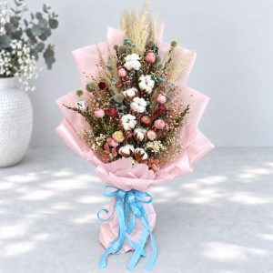 Cloud Pink – Buket od suhog cvijeća