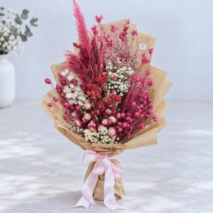 Raspberry – Buket od suhog cvijeća